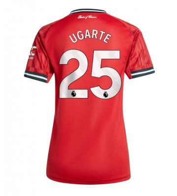 Manchester United Manuel Ugarte #25 Hjemmebanetrøje Dame 2025-26 Kortærmet
